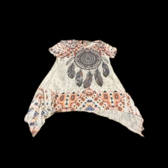 Beige with Large Dream Catcher Top - Picture 6 of 6